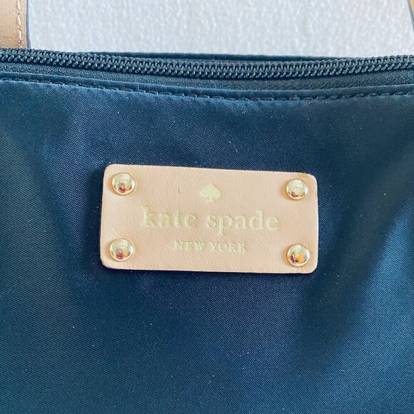 kate spade Sophie mini tote nylon black pink classic quiet luxury versatile - Picture 5 of 11